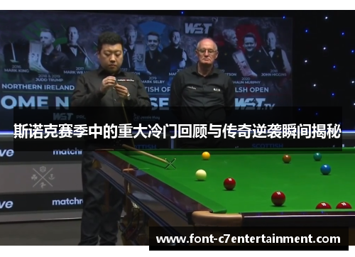 斯诺克赛季中的重大冷门回顾与传奇逆袭瞬间揭秘