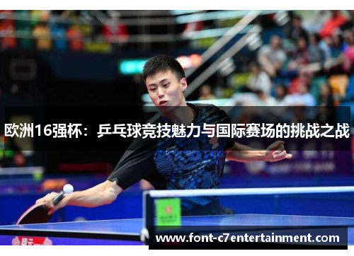 欧洲16强杯:乒乓球竞技魅力与国际赛场的挑战之战 欧洲16强杯:乒乓球竞技魅力与国际赛场的挑战之战